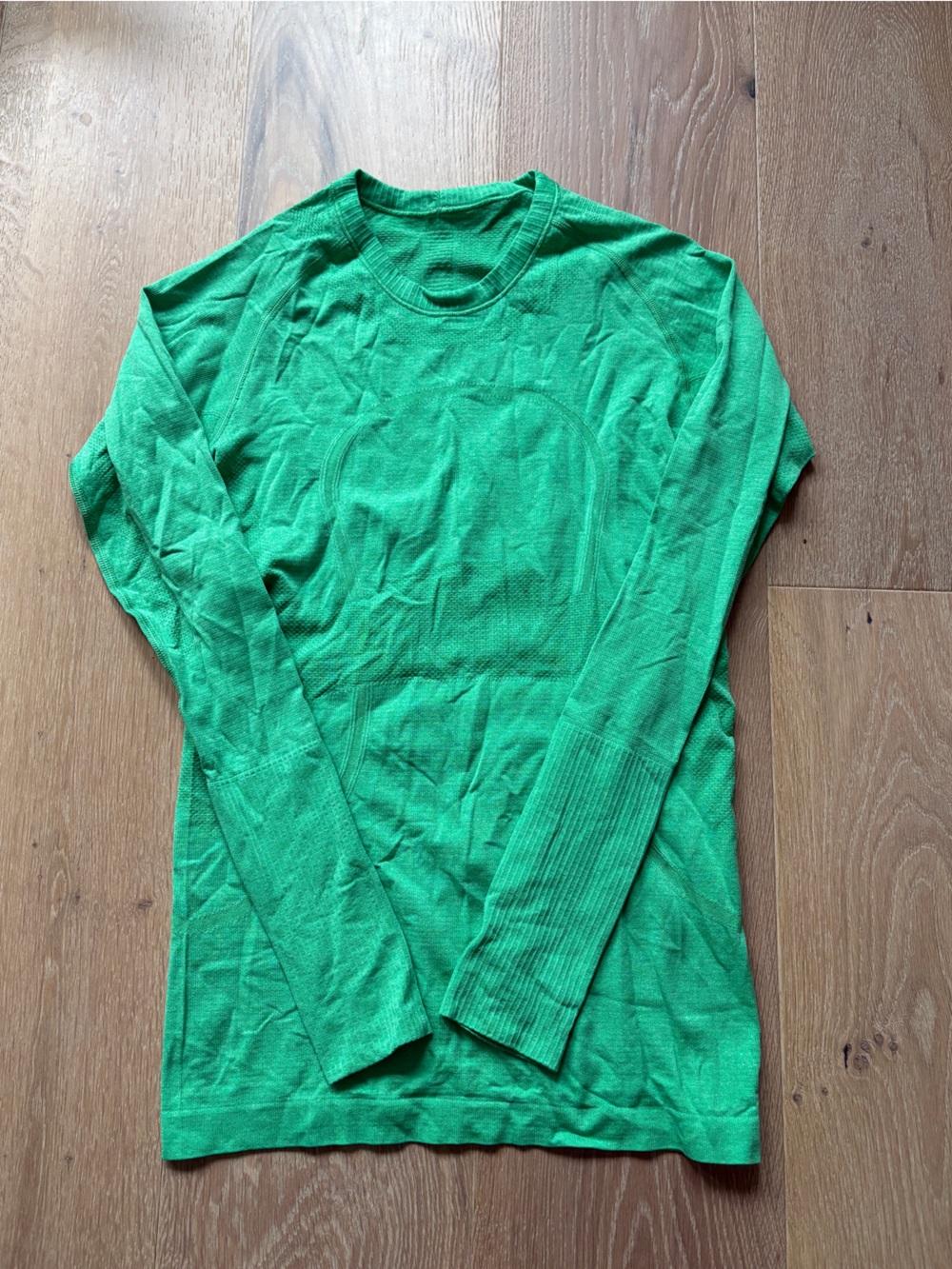 EUC Lululemon LS Swiftly 6 green bean
